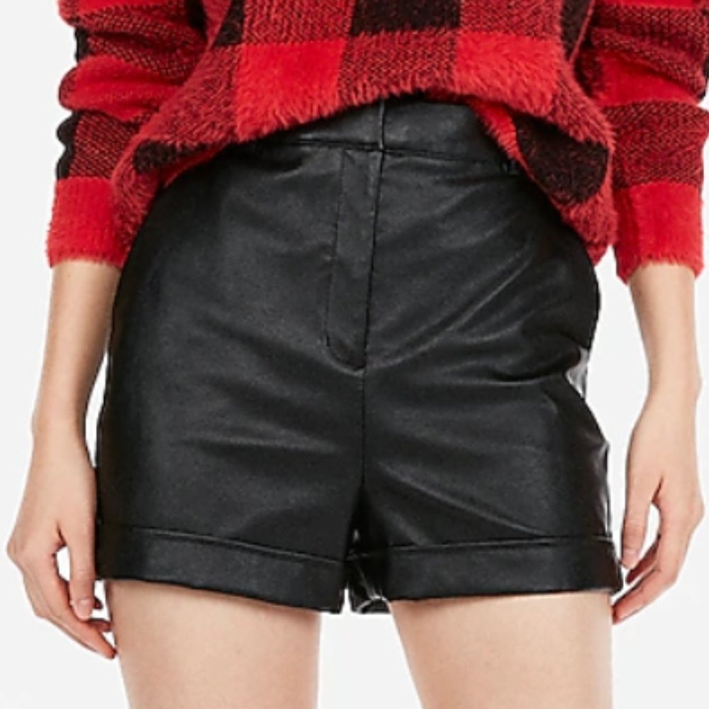 Express Black High Waisted Short Shortie Shorts